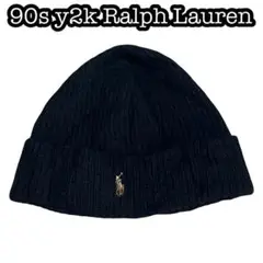 90s y2k old knit cap beanie ralphlauren