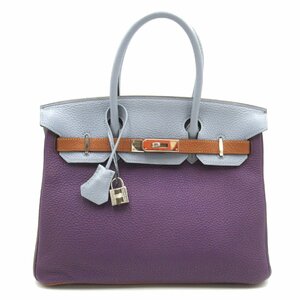 エルメス バーキン30 アルルカン ブランドオフ HERMES カーフ（牛革） ハンドバッグ トリヨンクレマンス 中古 レディース