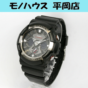 動作品 CASIO G-SHOCK GA-200-1AJF ブラック アナログデジタル ビッグケース クオーツ式腕時計 24年12月電池交換 札幌市 清田区 平岡