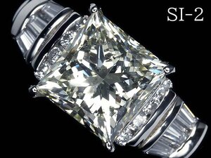 VOM14098SS【1円～】新品仕上【RK宝石】《Diamond》ジュエリーマキ SI-2 極上イヤモンド 特大2.037ct!! 極上脇石ダイヤ Pt850 超高級リング