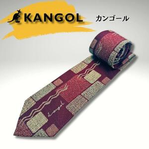 KANGOL　カンゴール　ネクタイ　レッド系