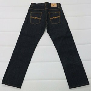 中古美品 nudie jeans 濃紺 Gパン STRAIGHT ALF W30 L32 イタリア製 NJ1001835