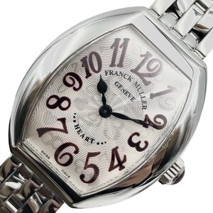 フランク・ミュラー FRANCK MULLER ハートトゥハート 5002SQZJA ステンレススチール 腕時計 レディース 中古