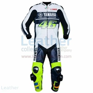 海外 高品質　送料込み　バレンティーノ・ロッシ Motogp46　YAMAHA　レザーレーシングスーツ　サイズ各種　パンチング　レプリカ カスタムb