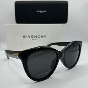 ★新品★GIVENCHY(ジバンシィ)/イタリア製/サングラス/眼鏡フレーム/メガネフレーム/サイドロゴ/ブラック×ゴールド/GV7023