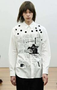 S バスキア x ギャルソンシャツ JEAN-MICHEL BASQUIAT COMME des GARCONS SHIRT 長袖シャツ ジャン ミシェル プリュス ナイキ 22AW