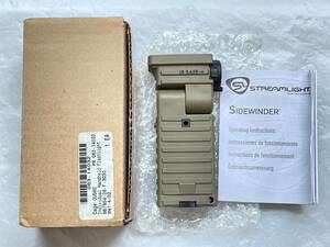 ★新品未使用！STREAMLIGHT Sidewinder サイドワインダー ホワイト/レッド/IR/ブルー LED タクティカルライト TAN 軍用パッケージ