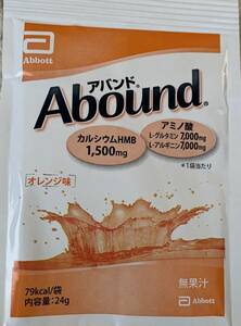 アバンド　Abound　オレンジフレーバー　24g x 1袋　カルシウム　アミノ酸