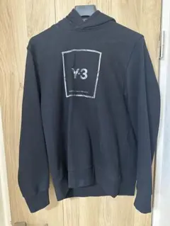 Y-3 フード付きパーカー Mサイズ 黒