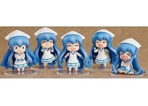 中古トレーディングフィギュア ねんどろいどぷち ミニイカ娘5体セット 「侵略!?イカ娘」 LMP MOTORSPORT 個人ス