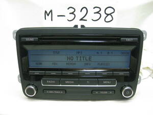 M-3238　VolksWagen　フォルクスワーゲン　VW-1K0 035 183 C　MP3　CDデッキ　純正オーディオ　補償付き