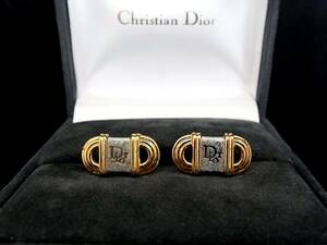 ◎№4491◎■USED並品■【Dior】ディオール【シルバー・ゴールド】■カフス♪