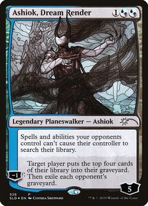 MTG ■金/英語版■ 《夢を引き裂く者、アショク/Ashiok, Dream Render》★FOIL★ Secret Lair SLD