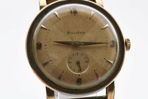 ブローバ スモセコ ゴールド 手巻き メンズ 腕時計 BULOVA