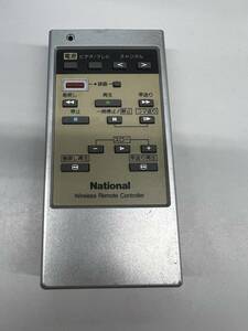 【RL-2-65】National ナショナル Wireless Remoto Controlle VW-R10 リモコン ジャンク さびあり