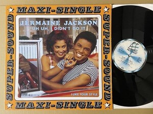 試聴 ドイツ オンリー12? キャッチー ディスコ ファンク Jermaine Jackson Uh Uh I Didn