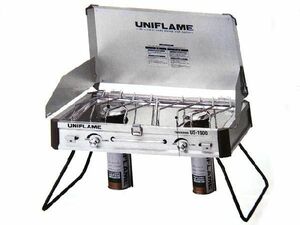 ユニフレーム(UNIFLAME) ツインバーナー US-1900 【全国一律送料無料】 コンパクト 収納 カセットガス CB ストーブ 防災 アウトドア