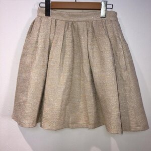 JILLSTUART 2 ジルスチュアート スカート ひざ丈スカート Skirt Medium Skirt ベージュ / ベージュ / X 金 / ゴールド / 10016411