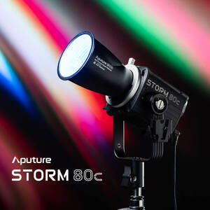 Aputure STORM 80c フルカラー LEDスポットライト 照明機材