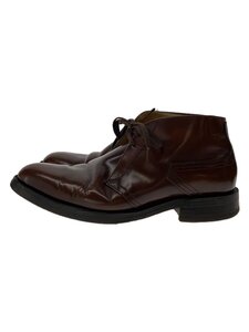 Loake◆チャッカブーツ/US7.5/BRW/レザー/361101