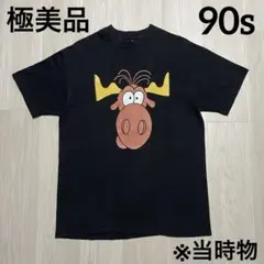 90s TACOBELL タコベル Tシャツ 企業 ロッキー&ブルウィンクル