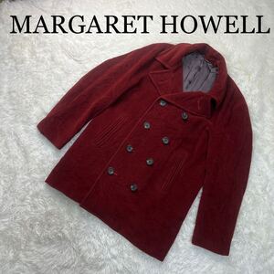 MARGARET HOWELL マーガレットハウエル コート M 赤系 アウター