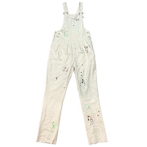 【AWORD.感謝祭2024SALE】 NEAT ニート　Dripping Overall ホワイト サイズ:S