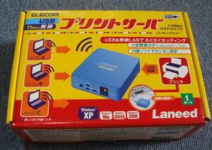新品 ELECOM　LANプリントサーバ LD-WL11PS/U1　 ジャンク扱い