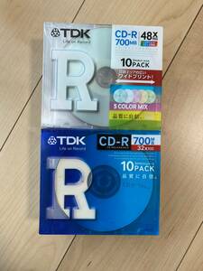 TDK　CD-R　700MB 10枚パック2個セット　未使用