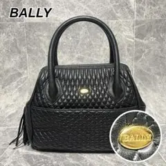 ⭐︎BALLY⭐︎ バリー　ブラック　黒 レザー ミニ　ハンドバッグ キルティング