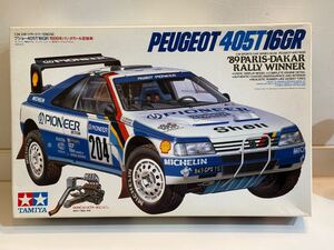 希少　タミヤ　1/24 プジョー　405T16GR 1989年パリ・ダカール優勝車　PEUGEOT