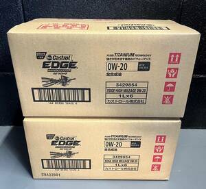 数量限定！！【12L】CASTROL EDGE HIGH MILEAGE 0w20 1L×12缶 2ケース SP GF-6 全合成油 新品　カストロールエッジハイマイレージ