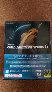 未使用品 ペガシス PEGASYS TMPGEnc Video Mastering Works 6 パッケージ版 動画編集 ビデオエンコーダーソフト 送料無料