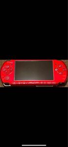 PSP3000 ラディアントレッド 本体・バッテリー・充電機・SDカード・カバー 計5点セット