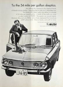 稀少！1966年マツダ 800 Sedan広告/Mazda 800 Sedan/マツダ自動車/昭和レトロ/旧車/Z