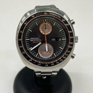 B64【ジャンク稼働品】/ SEIKO 6138-0011 5Sports スピードタイマー クロノグラフ 自動巻き セイコー デイデイト speed timer 