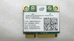 複数入荷 Intel Centrino Wireless-N+WiMAX 6150 無線LANカード 612BNXHMW 中古動作品(MS33)