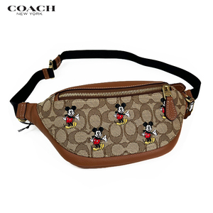 DISNEY X COACH ディズニー X コーチ クロスボディ バッグ ウォーレン ミニ ベルト バッグ シグネチャー ミッキーマウス CL961 新作 新品