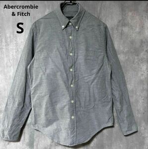 アバクロ　Abercrombie & Fitch シャツ　グレー　S