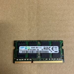 X108 SAMSUNG ノートPCメモリ 8GB 2Rx8 PC3L-12800S 1枚