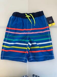 ■ＧＡＰ■新品■130■ギャップ■水着■スイミング■おしゃれなブルー■インナー付き■UPF50＋■USA■完売品■21■1-1