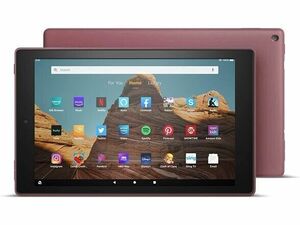 Amazon Fire HD 10 Tablet (10.1" 1080p full HD display, 32GB) (2019 Release) Plum 海外 即決