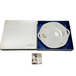 ◆未使用/保管品◆ ROSENTHAL ローゼンタール CLASSIC ROSE クラシックローズ 耳付プレート 花柄 食器 kyP11068N