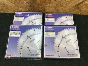 【レターパックプラス可】未使用長期保管品 BAKUMA バクマ工業 チップソー 185mm×60P　185mm×72P×3個 4枚セット ②