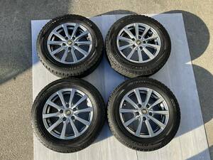 ★マナレイスポーツ FS 15X6J IS50 5H 114.3 ダンロップ WM02 195/65R15 91Q 検索）ボクシー ノア　アイシス