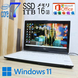 なんと！新品SSD1TB メモリ16GB★美品 YAMAHA♪最上級4世代4コアi7！★GL255A Core i7-4702MQ Webカメラ Win11 MS Office2019 H&B★P67988