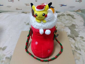 【ポケモン】クリスマスBIGブーツ　ピカチュウサンタ　ぬいぐるみ　 ポケモンセンター限定　2004