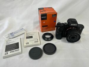 ② 1円スタート〜SONY α(アルファ) 7 Ⅱレンズ　Sonnar T* FE 35mm F2.8 ZA SEL35F28Z 本体ジャンク品