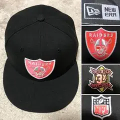 人気！NFL Raiders NEWERA つば裏ピンク キャップ n.w.a