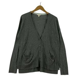 ゆうパケットOK GAP ギャップ シルク混 カーディガン sizeS/グレー